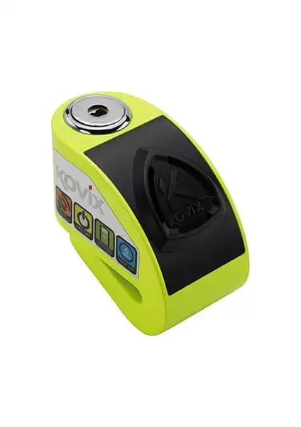Kovix KD6-FG Alarmlı Disk Kilit Neon Sarı Güvenlik Çözümü ve Özellikleri