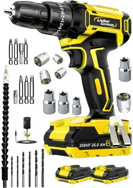 Lieber German 256VF Çift Akü ve Şanzumanlı Elektrikli Matkap İnceleme ve Teknik Özellikler