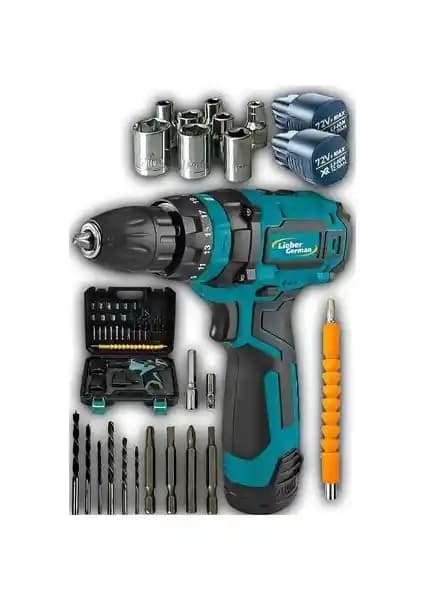 Lieber German Torq 58VOLT Şarjlı Matkap Seti Güçlü ve Dayanıklı Performans Sunar