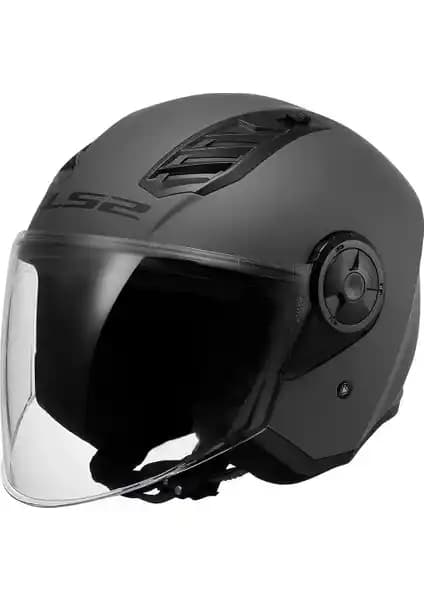LS2 Airflow 2 Mat Titanium Kask Güvenlik ve Konfor Sunan Modern Tasarım