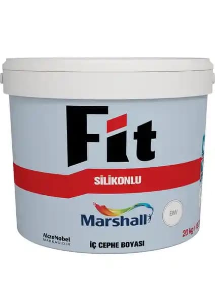 Marshall Fit Silikonlu İç Cephe Duvar Boyası 20KG Yüksek Kapama ve Dayanıklılık Özellikleri