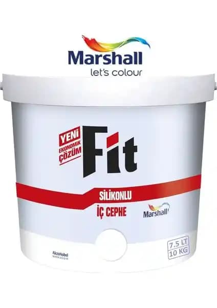 Marshall Fit Silikonlu İç Cephe Duvar Boyası: Yüksek Performans ve Estetik Birlikte