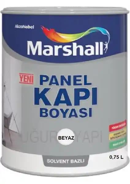 Marshall Solvent Bazlı Amerikan Panel Kapı Boyası 0,75 Lt - Dayanıklı ve Estetik Ahşap Kapı Boyama Çözümü