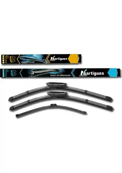 Martigues Renault Megane 3 İçin Ön ve Arka Silecek Takımı Güvenilir Temizlik Çözümü