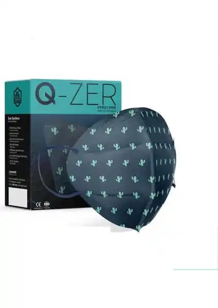 Medizer Qzer Yeşil Kaktüs Desenli FFP2 N95 Maske: Güvenlik ve Estetiğin Buluşması
