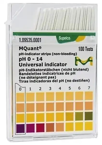 Merck 109535 pH Indikatör Şeridi Güvenilir ve Hassas Laboratuvar ve Endüstri Uygulaması