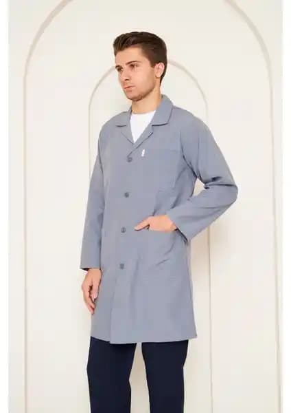 Mervem Erkek Gri Alpaka Öğrenci Önlüğü Şıklık ve Konfor Sunan Dayanıklı Tasarım