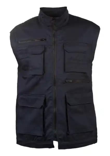 Mervem Yelek Avcı Yazlık Pamuk Çok Cepli Lacivert Fonksiyonellik ve Şıklığın Birleşimi