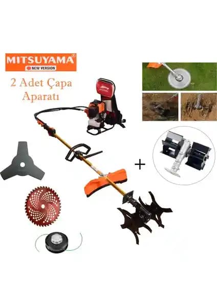 Mitsuyama Japon Toprak Çapalama Makinesi ve Sırt Tırpan: Güçlü ve Çok Yönlü Bahçe ve Tarla Ekipmanı
