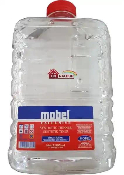 Mobel Sentetik Tiner 2500 Ml Profesyonel ve Hobi Kullanımı İçin Yüksek Kaliteli Çözüm