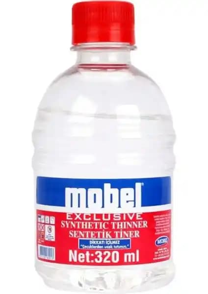 Mobel Sentetik Tiner 320 ml: Çok Yönlü Boya ve Vernik Inceltici Çözüm