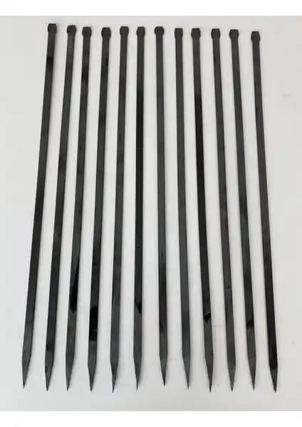 Mobilreyon Yassı Demir Tavuk Kanat Şişi 60cm 6'lı Paket Mangal Keyfini Artıran Ürün