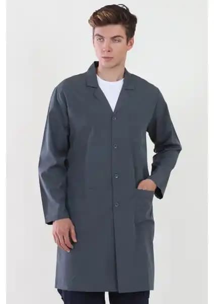 Moda Canel İş Önlüğü Koyu Gri: Şık ve Fonksiyonel Profesyonel İş Kıyafeti