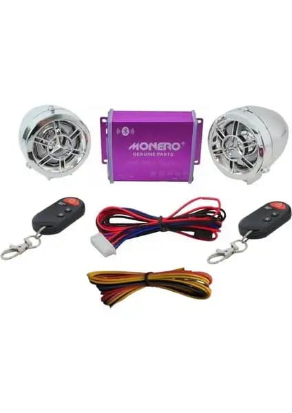 Monero Moto MP3 Player ve Alarm Sistemi Güvenlik ve Eğlence İçin Modern Çözüm