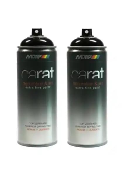 Motip Carat RAL9005 Siyah Mat Sprey Boya: Dayanıklı ve Uzun Ömürlü Boya Çözümü