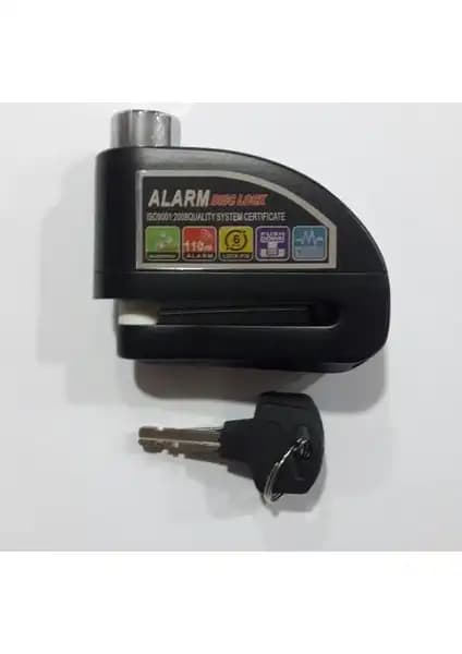 Motospartan Disk Kilidi Alarmlı Siyah LK603 RMG: Güçlü ve Dayanıklı Güvenlik Çözümü