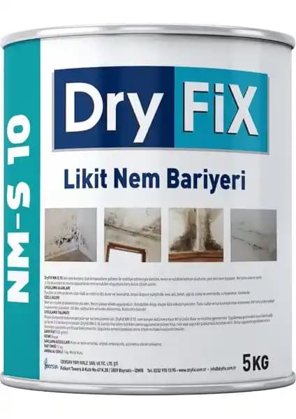 Nem ve Rutubet Önleyici Dryfix Nm-S 10 Boyası ile Sağlıklı ve Dayanıklı Yüzeyler