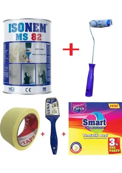 Nem ve Rutubetle Mücadelede Etkili İsonem MS 82 Boyası ve Uygulama Seti