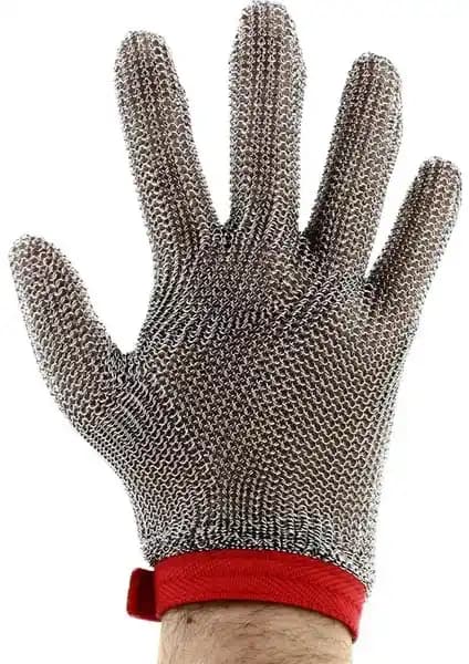 Niro Flex Çelik Örgü Eldiven Güvenlik Standartlarına Uygun Dayanıklı Koruyucu Eldiven