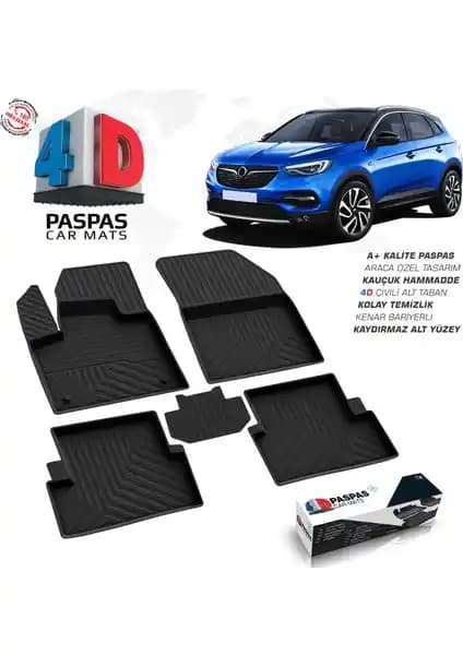 Opel Grandland X için Özel 4D Havuzlu Paspaslar Dayanıklı ve Güvenli İç Koruma Çözümü