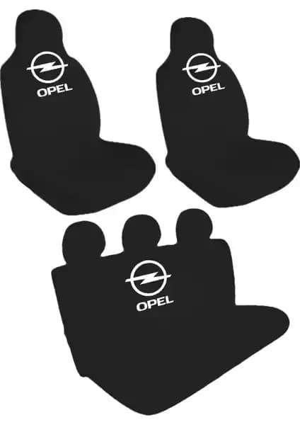 Opel Logolu Penye Oto Servis Kılıfı Siyah Koltuk Koruma Çözümü