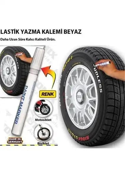 Oto Lastik Yazma Kalemi Beyaz Renk: Dayanıklı ve Kullanımı Kolay Otomobil Lastik Kalemi