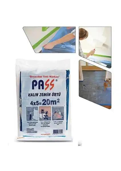 Pas S Kalın Zemin Örtü 20 M² - Dayanıklı ve Çok Amaçlı Koruyucu Malzeme