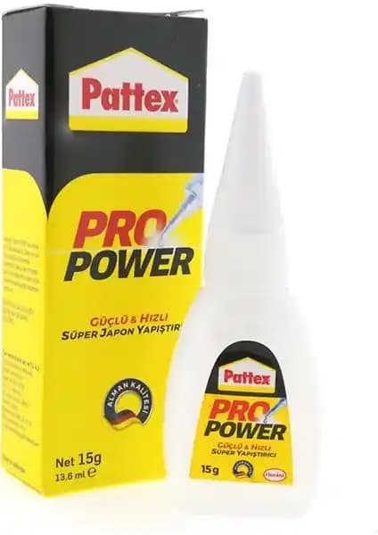 Pattex Prp Power Hızlı Japon Yapıştırıcı 15 Gram, Güçlü ve Hızlı Yapışma Özelliğiyle