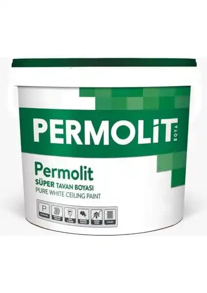 Permolit Süper Tavan Boyası 3.5 Kg: Yüksek Performanslı ve Çok Yönlü İç Mekan Boyası