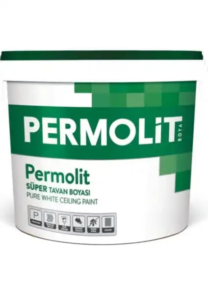 Permolit Tavan Boyası 17,5 KG ile Dayanıklı ve Estetik İç Mekân Boyama Çözümü