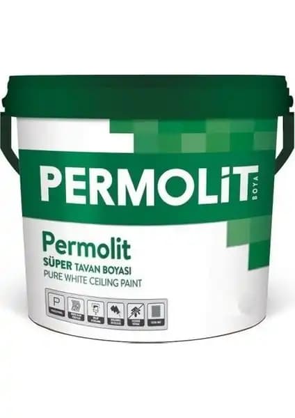 Permolit Tavan Boyası 3,5 kg yüksek performans ve estetik sağlayan iç mekan boya seçeneği