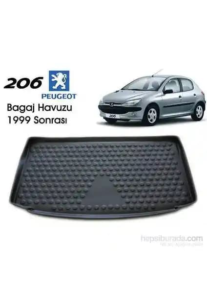 Peugeot 206 HB İçin Özel Bagaj Havuzu Paspası Dayanıklı ve Estetik Koruma Çözümü