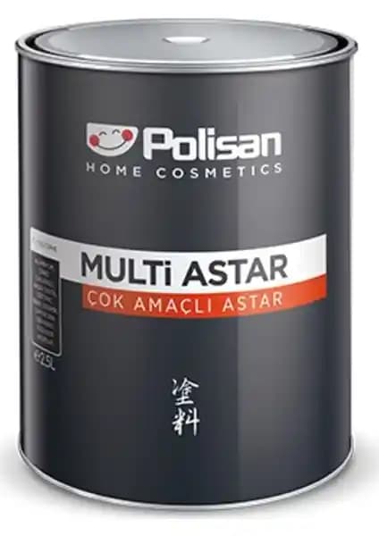 Polisan Multi Astar 2,5 L Çok Yönlü ve Güçlü Astarlama Çözümü İşlevselliği ve Kullanım Avantajları