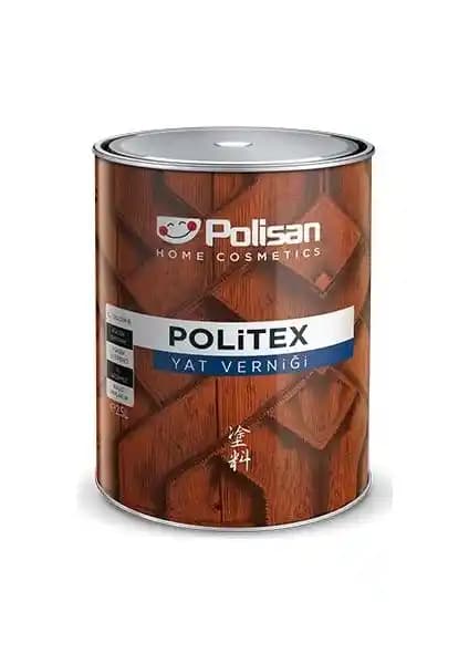 Polisan Politex Yat Verniği Parlak Şeffaf 2,5lt Denizcilik ve Ahşap Yüzeyleri Koruma