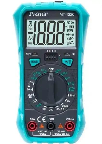 Pro's Kit Mt-1220 Dijital Multimetre ile Elektrik ve Elektronik Ölçümleri