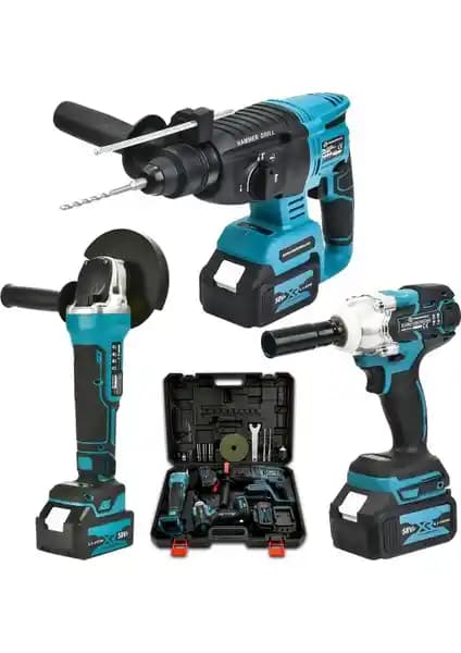 Prohummer PH-SM023 Akülü Çok Fonksiyonlu Güç Aleti Seti Profesyonel Kullanım İçin