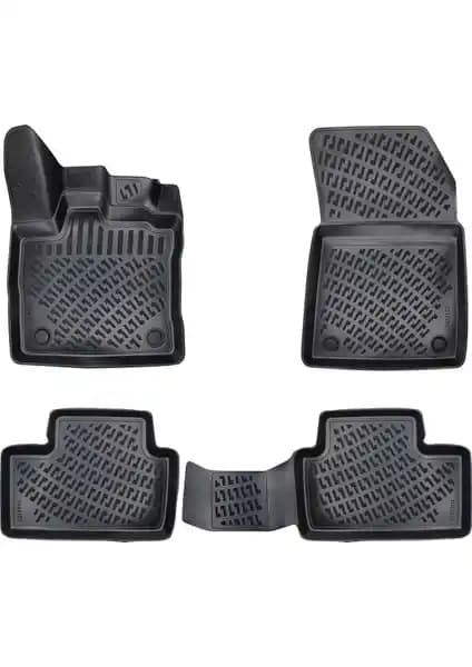 Renault Captur 2021 Sonrası İçin Dayanıklı ve Estetik 3D Havuzlu Paspaslar