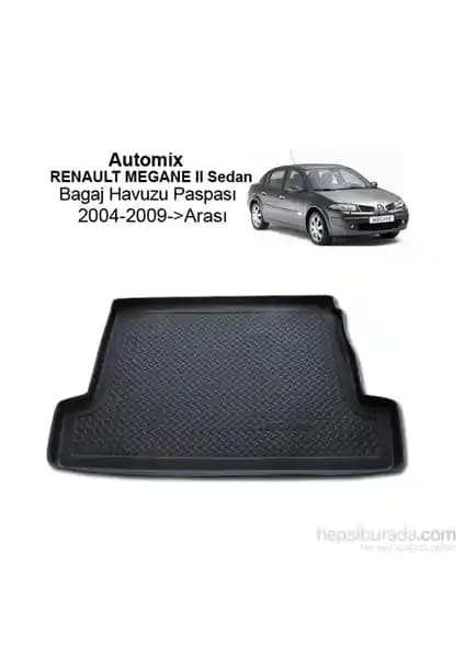 Renault Megane 2 Sedan için Automix Bagaj Havuzu: Dayanıklı ve Uyumu Mükemmel Koruma Çözümü