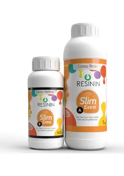 Resinin Slim Extra 1500 Gr A+B Epoksi Reçine ile Yüksek Kalite ve Şeffaflık Sağlayan Uygulamalar