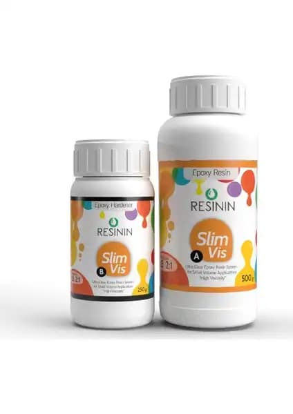 Resinin Slim Vis 750 Gr A+B Yoğun Kıvamlı Şeffaf Epoksi Reçine Ürünü Tanıtımı ve Kullanım Alanları
