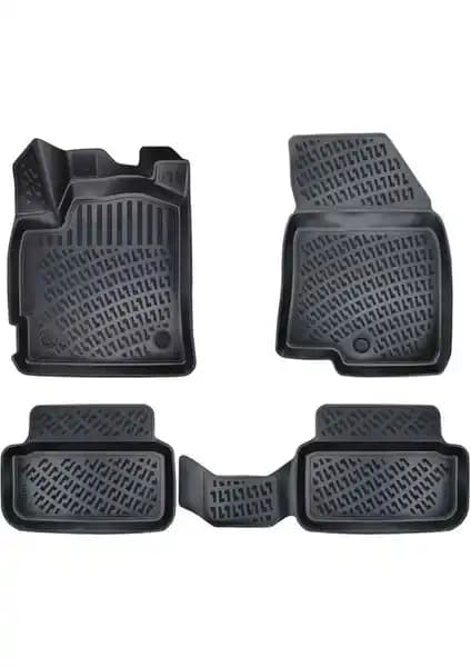 Rizline Dacia Sandero Stepway 2021 Sonrası İçin Yüksek Kaliteli 3D Havuzlu Paspas