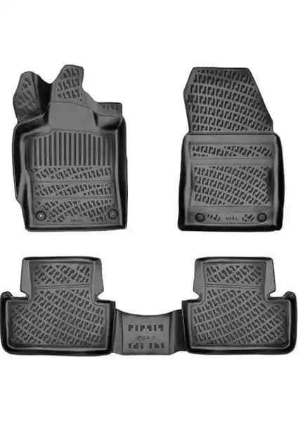 Rizline Opel Astra L 2022 Sonrası İçin Siyah 3D Havuzlu Paspas Estetik ve Koruma Sağlar