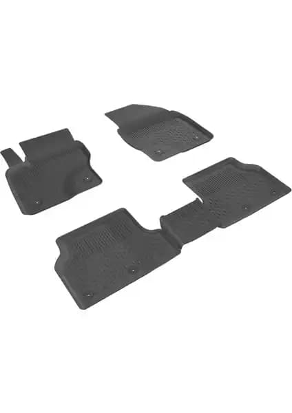 Sahler Ford Focus 2-2.5 Model İçin Siyah Premium Paspas Seti Uyumlu ve Dayanıklı