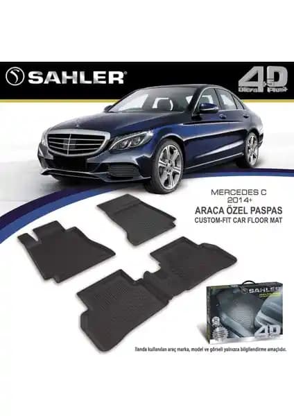 Sahler Mercedes C Serisi W205 İçin Siyah Havuzlu Paspaslar Kaliteli ve Dayanıklı Koruma Çözümü