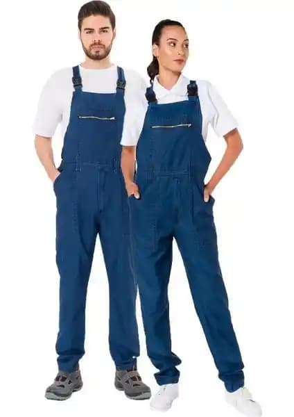 Şensel Yazlık Kot Bahçıvan Tulum: Unisex Pamuklu Tasarım ve Dayanıklılık Özellikleri