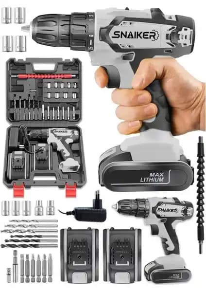 Snaiker 12 V 1.2 Ah Cooper-S Darbeli Çift Metal Şanzumanlı Vidalama Matkap Özellikleri ve Kullanım Avantajları