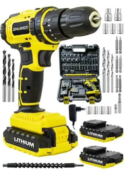Snaiker 12 V 1.2 Ah Gtx Darbeli Çift Metal Şanzumanlı Vidalama Matkap Özellikleri ve Kullanım Alanları
