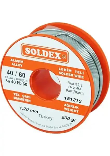 Soldex 40-60 Lehim Teli: Endüstriyel ve Profesyonel Kullanım İçin Güçlü Çözüm