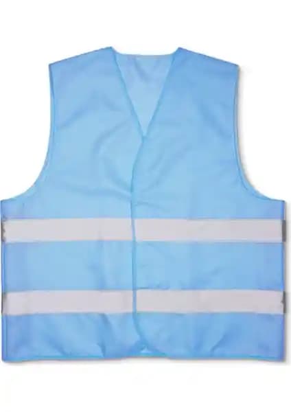 Ssm Sesam Grup Mavi İkaz Yeleği Güvenlik ve Görünürlük Sağlayan İş Ekipmanı