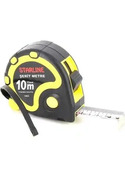 Starline 1090X 25 mm Şerit Metre Günlük ve Profesyonel Kullanım İçin Dayanıklı ve Ergonomik
